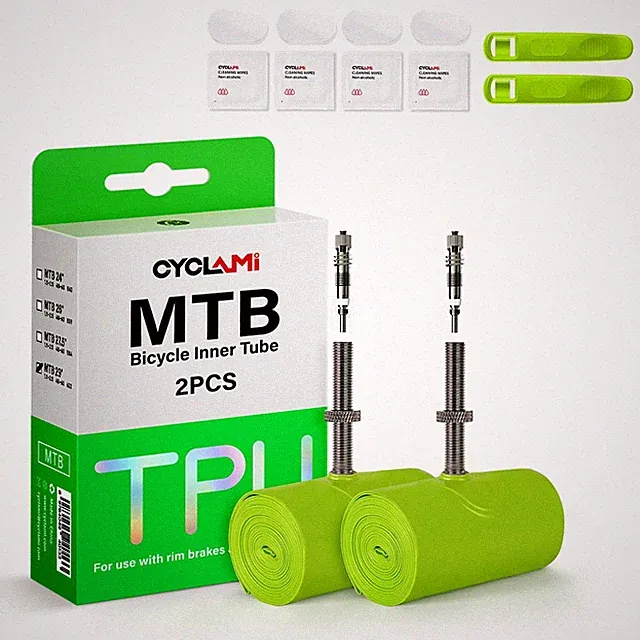 2 Pack 29'' TPU Bike Inner Tube Ultralight Mountain Bicycle Tire Compatible w...