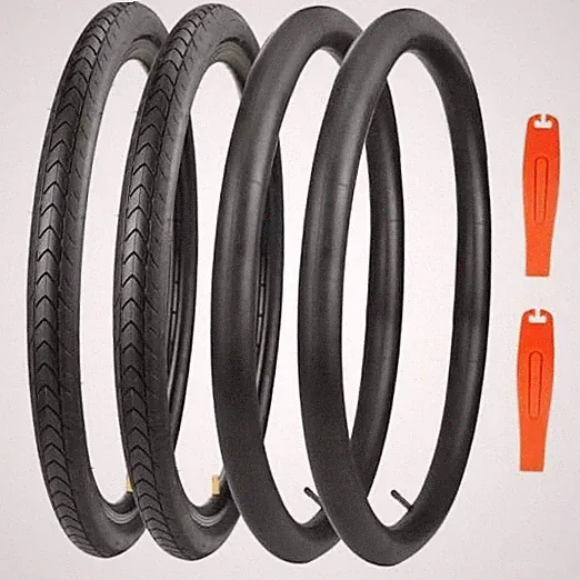 2 Pack Bike Tire and Tube for Moutain Bike City Bike 29x1.75(47-622) Great for