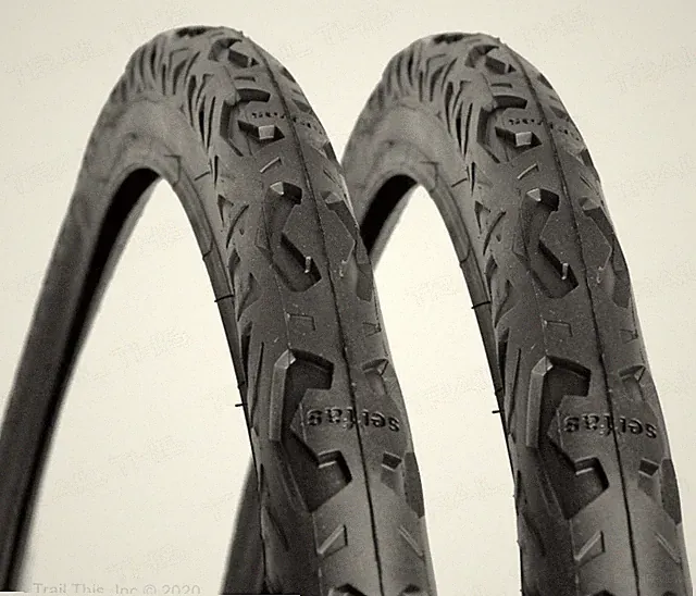 2 Pack - Serfas Drifter City 29 x 2.0 Flat Resistant Fast Rolling Bike Tires MTB