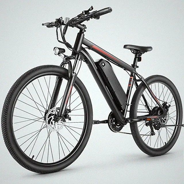26'' 21-Speed 350W 50lbs Lightweight Geometry Frame Bike City Moutain Bike Red