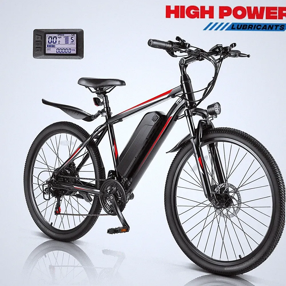 26inch 500W City Cruiser Mountain Bicycle 21 Speed Up to 50Miles Commuting Bike!