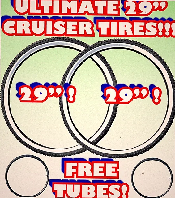 29” cruiser bicycle Tires For Bikes And Beach Cruisers