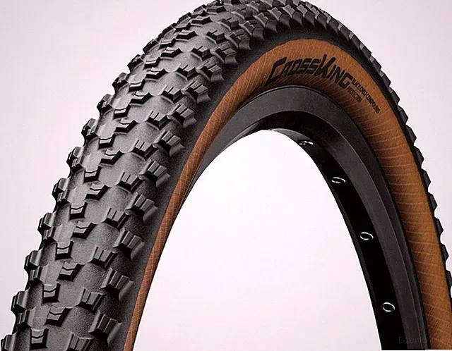 Continental Cross King Tire - 29 x 2.20, Tubeless, Folding, Black/Bernstein, Bla