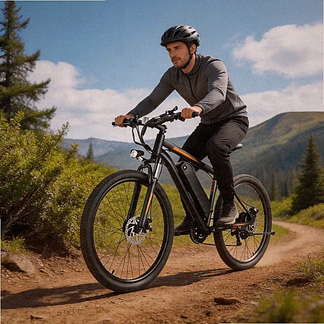 Electric Mountain Bike Peak 500W 48V 27.5" City Bike 50 Miles EBikes Adults Teen