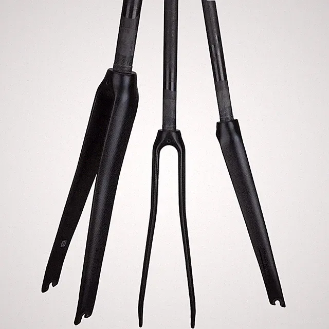 Full Carbon Fiber Road Bicycle Front Fork 700*23/25C Fixed Gear Forks 28.6mm