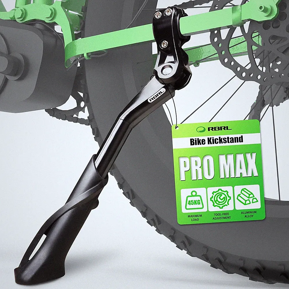 Heavy Duty Bike Kickstand, Suitable for 24-29 Inch Mountain Bike, E-Bike Adjusta
