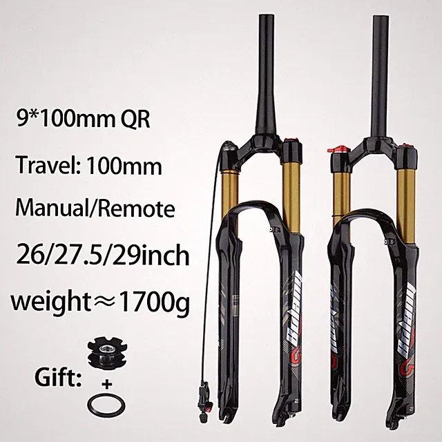 MTB Bicycle Front Suspension Air Fork Travel 120mm 26/27.5/29in Bike Accessories