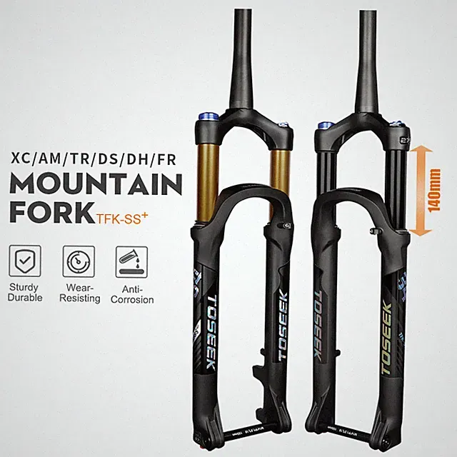 MTB Bicycle Vertebra Fork 27.5/29Inch Mountain Bike Front Suspension Air Fork