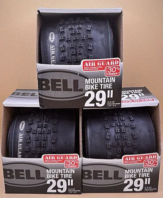 Set of 3 Bell Air Guard 29" Mountain Bike Tires